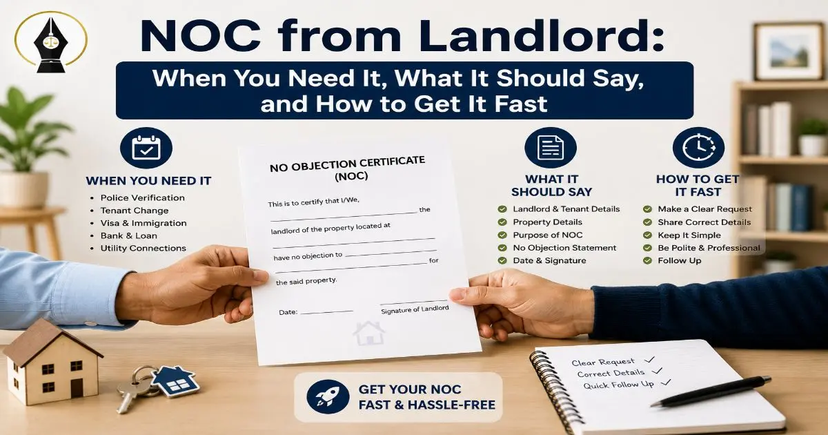 NOC from Landlord: When You Need It, What It Should Say, and How to Get It Fast